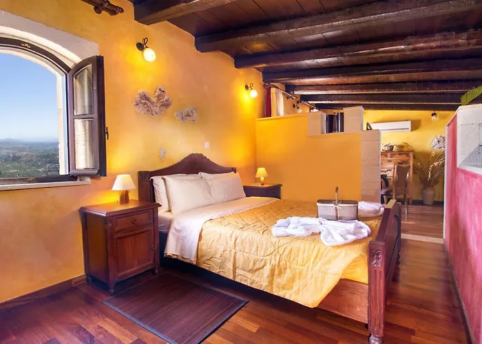 펜션 Samonas - Red Fliskouni 하니아